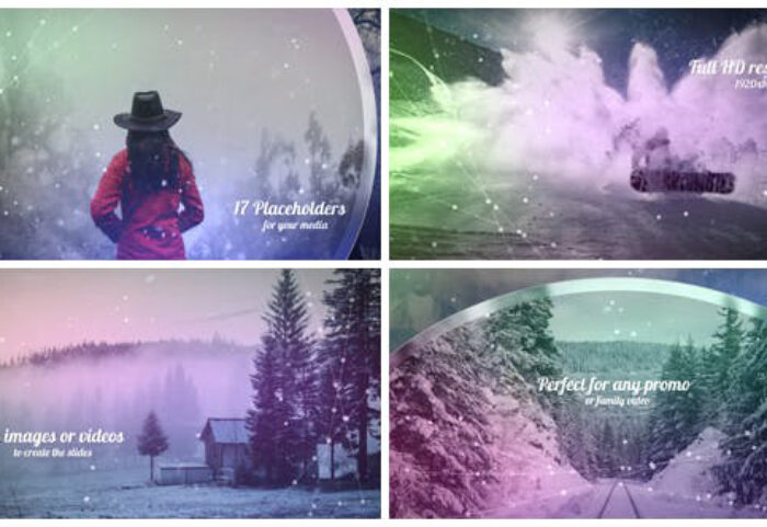 پروژه افترافکت با موزیک اسلایدشو زمستانی Winter Slideshow