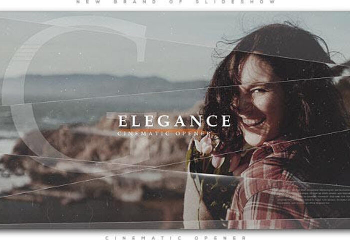 پروژه افترافکت با موزیک اسلایدشو سینمایی پارالاکس Elegance Cinematic Opener Slideshow