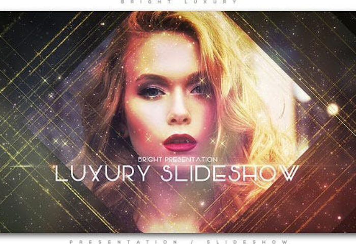 پروژه افترافکت با موزیک اسلایدشو نورانی لوکس Bright Luxury Presentation Slideshow