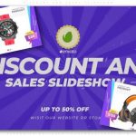 پروژه افترافکت با موزیک تبلیغات حراج محصولات Discount and Sales Slideshow