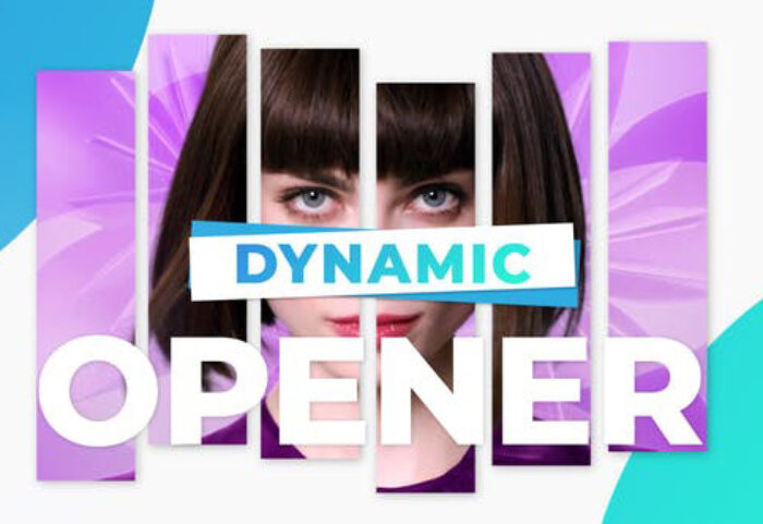 پروژه افترافکت با موزیک تیتراژ سینمایی و تیزر Dynamic Promo Modern Opener