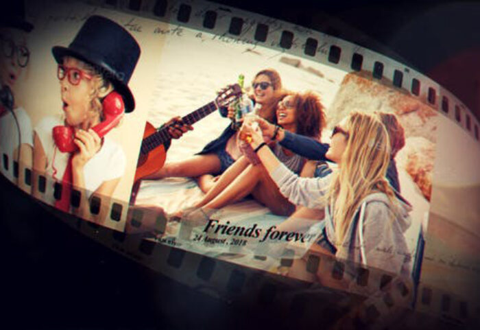 پروژه افترافکت با موزیک تیتراژ سینمایی و تیزر Funky Film Strip