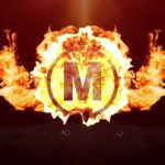 پروژه افترافکت لوگو با موزیک لوگوی آتشین Fire Surge Logo Reveal