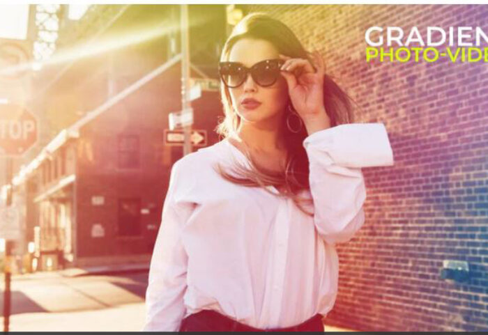 پروژه پریمیر با موزیک معرفی افراد Gradient Fashion Presentation