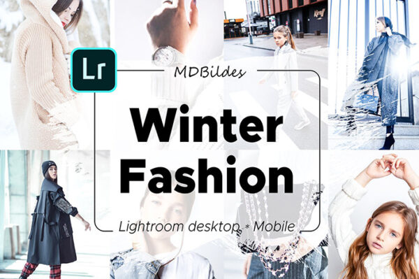 پریست لایت روم دسکتاپ و موبایل تم اسپرت زمستانی Lightroom Presets Winter Fashion