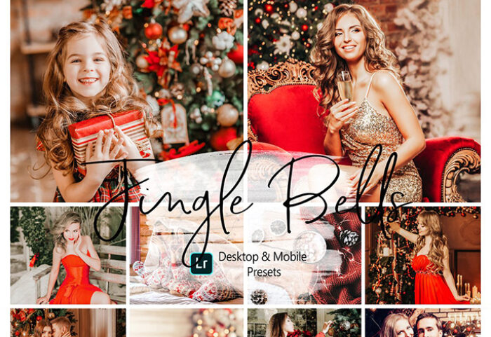 پریست لایت روم دسکتاپ و موبایل تم زمستانی Christmas Lightroom Presets