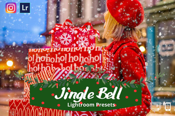 پریست لایت روم دسکتاپ و موبایل تم زمستانی و کریسمس Jingle Bells Lightroom Presets