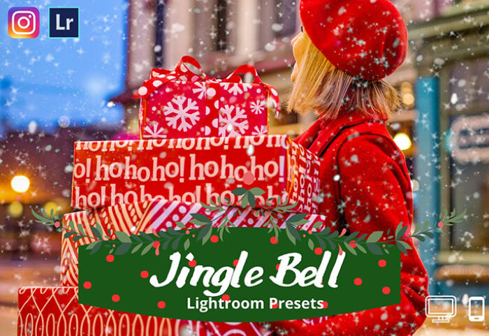 پریست لایت روم دسکتاپ و موبایل تم زمستانی و کریسمس Jingle Bells Lightroom Presets