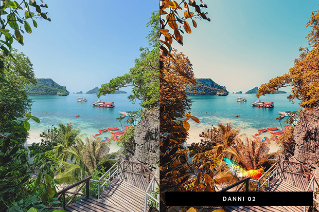 پریست لایت روم دسکتاپ و موبایل و LUT رنگی Tropical Lightroom Presets LUTs پریست لایت روم دسکتاپ و موبایل و LUT رنگی Tropical Lightroom Presets LUTs