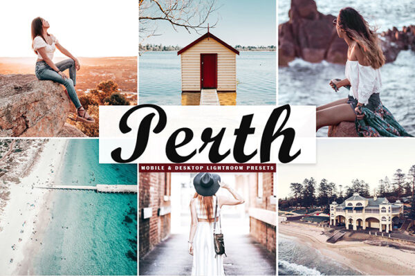 پریست لایت روم دسکتاپ و موبایل و کمرا راو Perth Pro Lightroom Presets