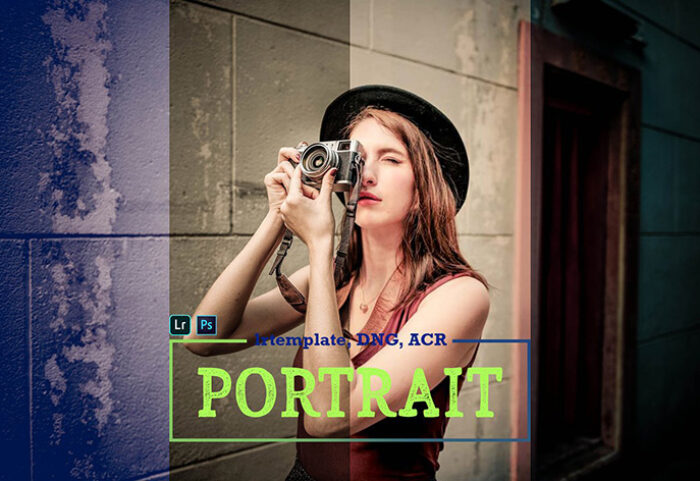پریست لایت روم دسکتاپ و موبایل و کمرا راو Portrait LR Mobile and ACR Presets