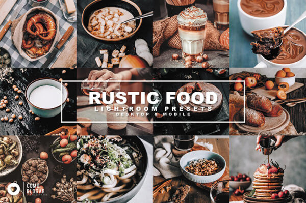 پریست لایت روم دسکتاپ و موبایل و کمرا راو Rustic Food