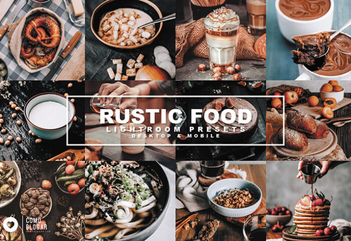 پریست لایت روم دسکتاپ و موبایل و کمرا راو Rustic Food