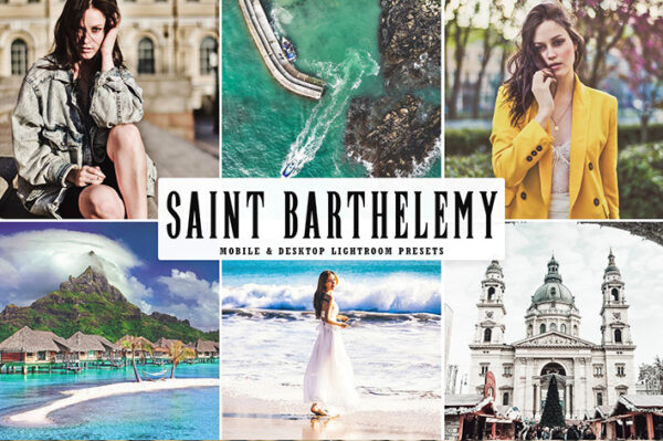 پریست لایت روم دسکتاپ و موبایل و کمرا راو Saint Barthelemy Lightroom Preset