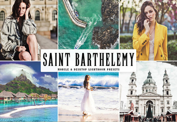 پریست لایت روم دسکتاپ و موبایل و کمرا راو Saint Barthelemy Lightroom Preset