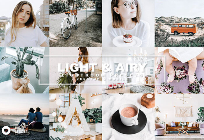 پریست لایت روم و Camera Raw تم نوری Light Airy