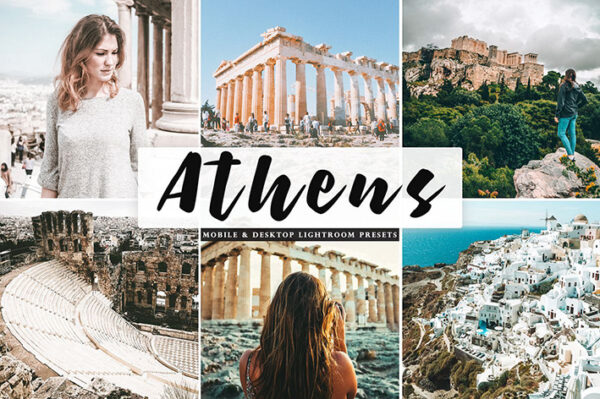 پریست لایت روم و Camera Raw و اکشن: Athens Mobile Desktop Lightroom Presets