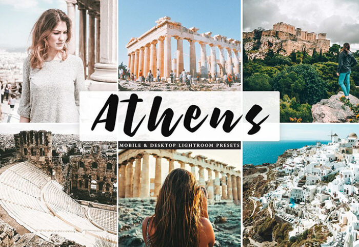 پریست لایت روم و Camera Raw و اکشن: Athens Mobile Desktop Lightroom Presets