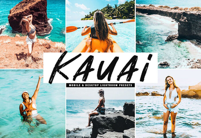 پریست لایت روم و Camera Raw و اکشن Kauai Mobile Desktop Lightroom Presets