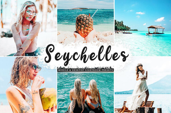پریست لایت روم و Camera Raw و اکشن Seychelles Mobile Desktop Lightroom Presets