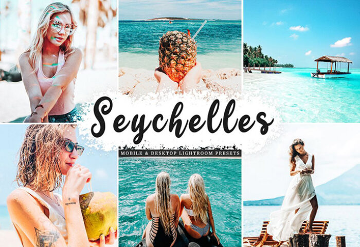 پریست لایت روم و Camera Raw و اکشن Seychelles Mobile Desktop Lightroom Presets