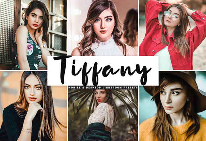 پریست لایت روم و Camera Raw و اکشن Tiffany Mobile Desktop Lightroom Presets
