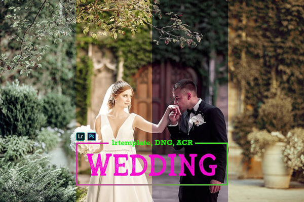 پریست لایت روم و کمرا راو برای عکس عروسی Wedding LR Mobile and ACR Presets