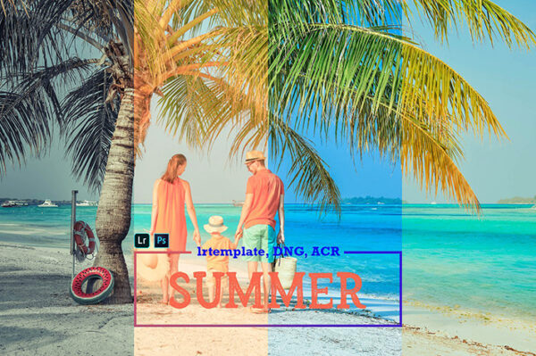 پریست لایت روم و کمرا راو تم تابستانی Summer Mobile LR and ACR Presets