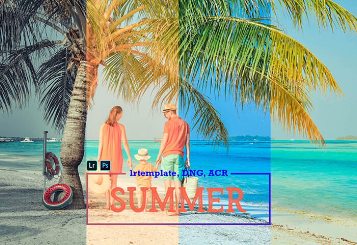 پریست لایت روم و کمرا راو تم تابستانی Summer Mobile LR and ACR Presets