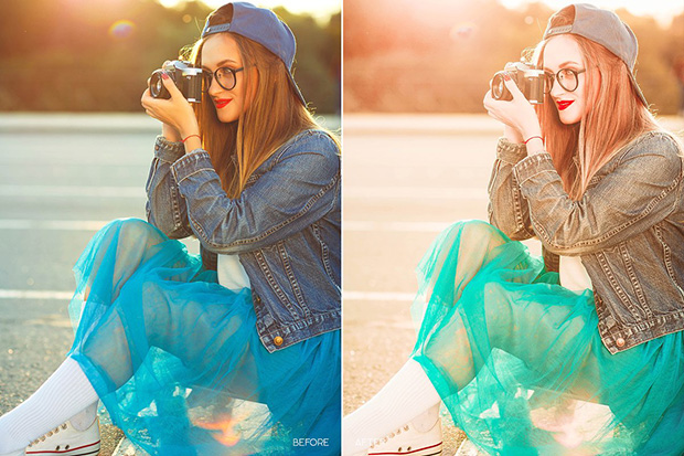 پریست لایت روم و کمرا راو تم رنگ طلایی Golden Hour LR Mobile and ACR Preset پریست لایت روم و کمرا راو تم رنگ طلایی Golden Hour LR Mobile and ACR Preset