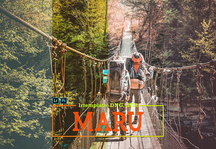 پریست لایت روم و کمرا راو تم مسافرتی Maru LR Presets for Mobile and Desktop