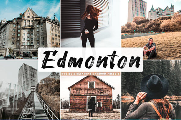 پریست لایت روم و پریست کمرا راو تم شهر ادمونتون Edmonton Pro Lightroom Presets