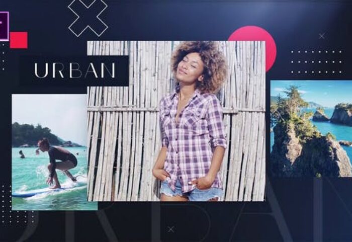 دانلود پروژه آماده پریمیر اسلایدشو مد روز Trendy Urban