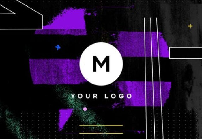 دانلود پروژه پریمیر لوگو و آرم Grunge Distortion Logo