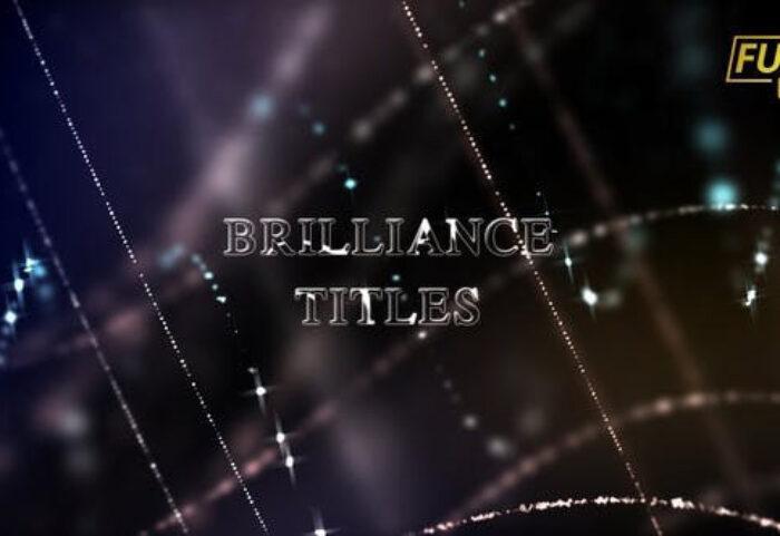 پروژه آماده تایتل افترافکت با موزیک تایتل درخشنده Brilliance Titles Awards Titles