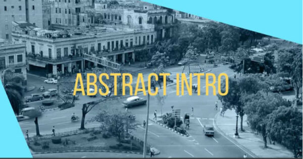 پروژه آماده پریمیر با موزیک تیتراژ سینمایی Abstract Urban Intro