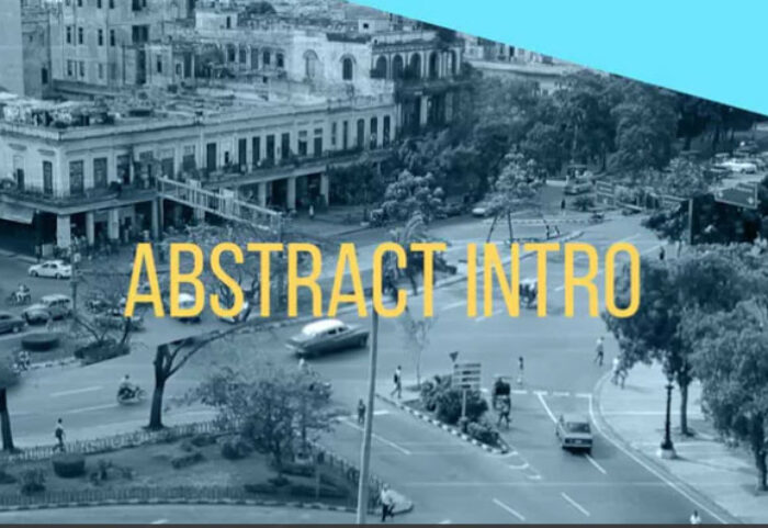 پروژه آماده پریمیر با موزیک تیتراژ سینمایی Abstract Urban Intro