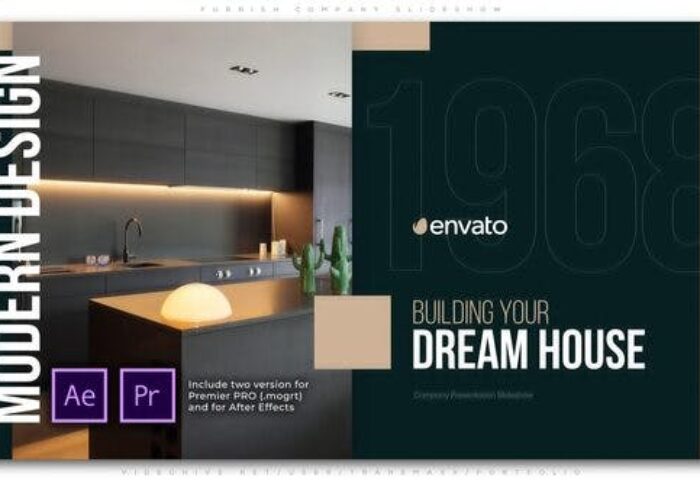 پروژه آماده پریمیر با موزیک معرفی محصولات خانگی Furniture Presentation Slides