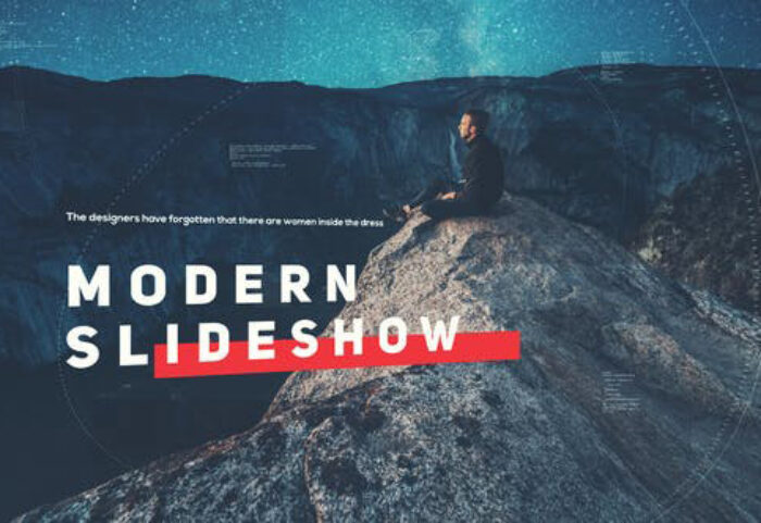 پروژه افترافکت با موزیک اسلایدشو مدرن Modern Slideshow