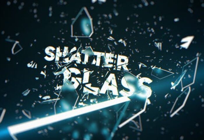 پروژه افترافکت رزولوشن 4K با موزیک وله شیشه شکسته Shatter Glass Trailer