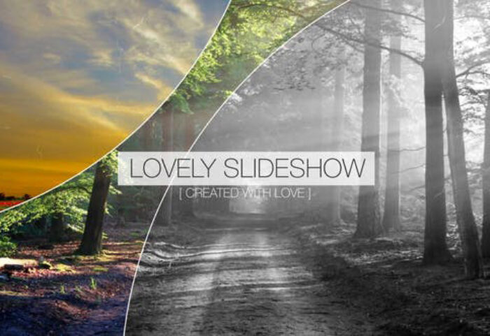 پروژه پریمیر با موزیک اسلایدشو عاشقانه Lovely Elegant Slideshow