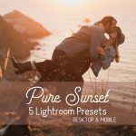 پریست لایت روم دسکتاپ و موبایل تم خورشید Pure Sunset Lightroom Presets