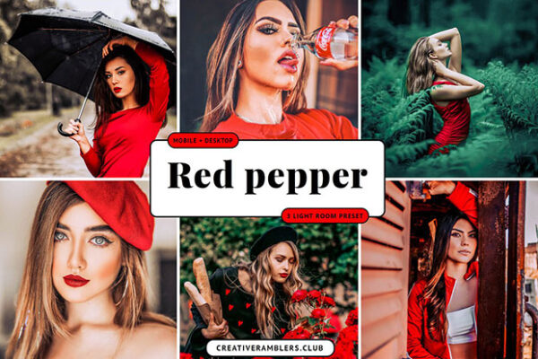 پریست لایت روم مخصوص موبایل تم فلفل قرمز Red Pepper