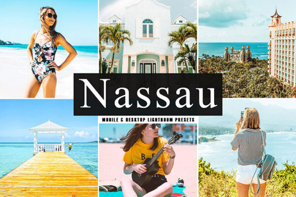 پریست لایت روم و Camera Raw و اکشن Nassau Mobile Desktop Lightroom Presets