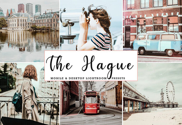 پریست لایت روم و Camera Raw و اکشن تم لاهه The Hague Lightroom Presets Pack