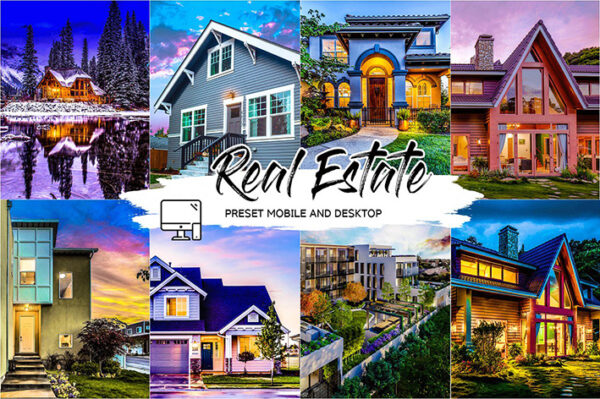 پریست لایت روم و پریست کمرا راو تم املاک REAL ESTATE LIGHTROOM PRESETS