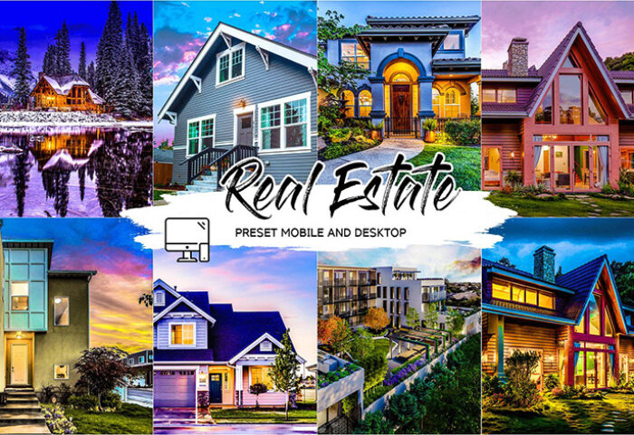 پریست لایت روم و پریست کمرا راو تم املاک REAL ESTATE LIGHTROOM PRESETS