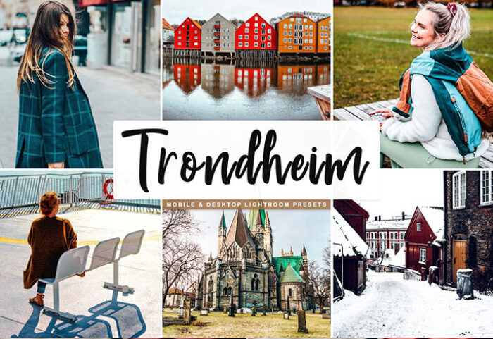 پریست لایت روم و پریست کمرا راو تم بندرتروندهایم نروژ Trondheim Lightroom Presets Pack