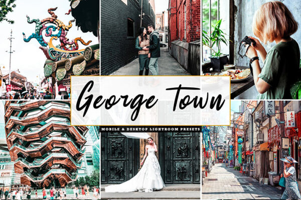 پریست لایت روم و پریست کمرا راو تم جورج تاون George Town Lightroom Presets Pack