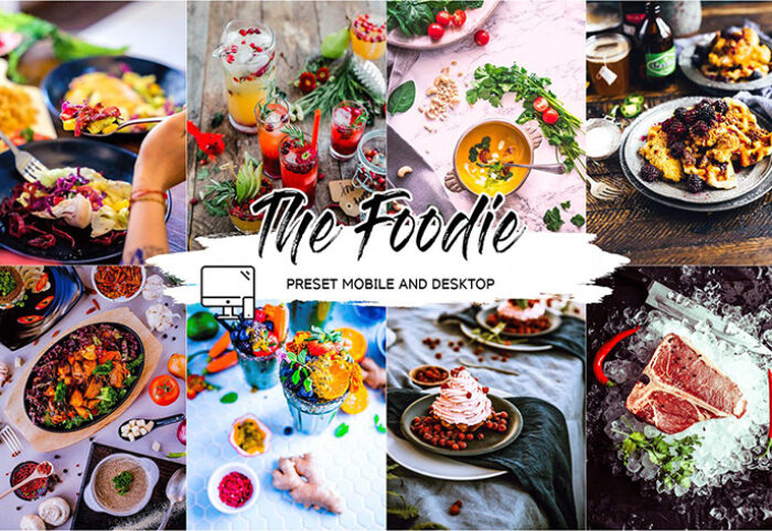 پریست لایت روم و پریست کمرا راو تم غذا THE FOODIE LIGHTROOM PRESETS